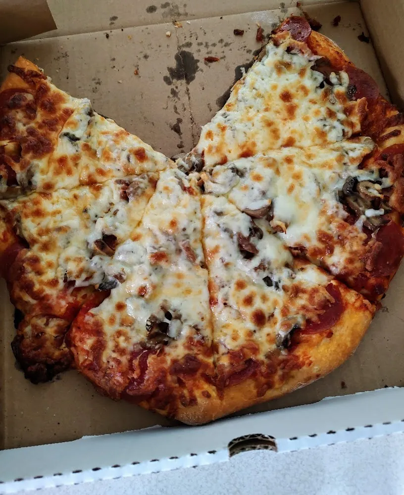 Pepperoni and Mushrooms Pizza